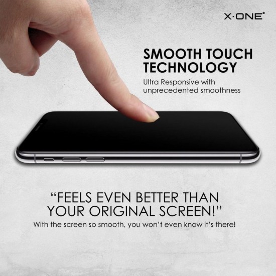 X-One Full Cover Extra Strong Matte Tempered Glass sreen protector priekš Apple iPhone 16 Pro - Melns - Matēts Ekrāna Aizsargstikls / Bruņota Stikla Aizsargplēve