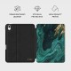 Tech-Protect Lamano Case priekš Apple iPad 10.9 (2022) / 11 (2025) - Zaļš / Marmors - sāniski atverams maciņš ar magnētu un stendu