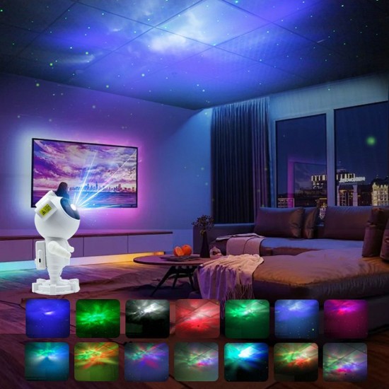 Astronaut Star Projector with Bluetooth Speaker / Music / Remote Control - Astronauts / Projektors ar pulti