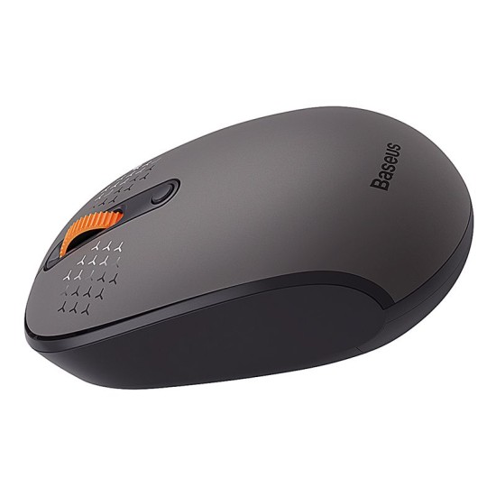 Baseus F01B Tri-Mode Wireless Optical BT Mouse 2.4G / 1600 DPI (BT3.0 / 5.0) - Pelēka - Bezvadu datorpele