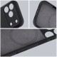 F-Protect Rubber Premium Back Case with MagSafe priekš Apple iPhone 17 - Melns - silikona aizmugures apvalks / bampers-vāciņš