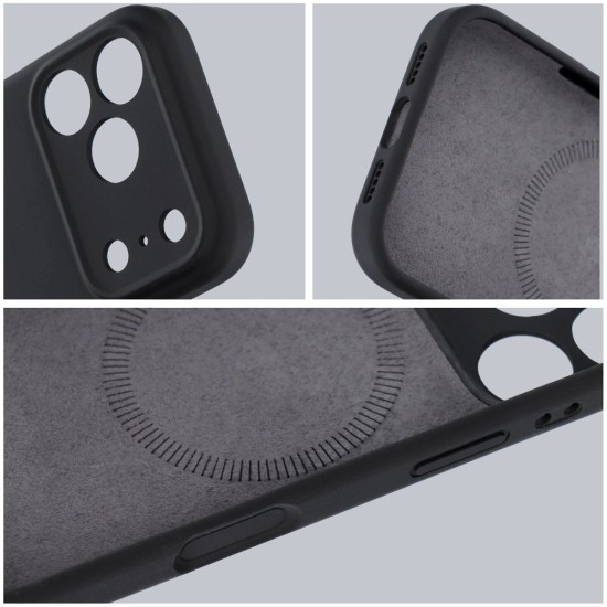 F-Protect Rubber Premium Back Case with MagSafe priekš Apple iPhone 17 Pro Max - Violets - silikona aizmugures apvalks / bampers-vāciņš