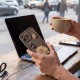 Ultra Trendy 3D Back Case priekš Apple iPhone 14 - Brūns - silikona aizmugures apvalks / bampers-vāciņš