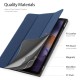 Dux Ducis Domo series priekš Samsung Galaxy Tab A11 Plus X230 / X236 / Tab A9 Plus X210 / X215 / X216 - Tumši Zils - sāniski atverams maciņš ar magnētu un stendu
