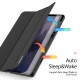 Dux Ducis Domo series priekš Xiaomi Redmi Pad 2 Pro - Melns - sāniski atverams maciņš ar magnētu un stendu