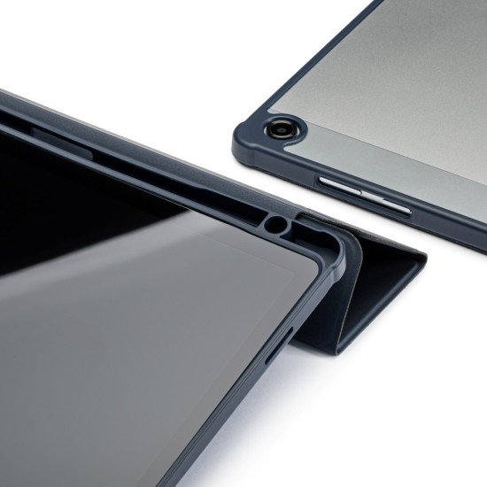 Reach Origami Case priekš Samsung Galaxy Tab A11 Plus X230 / X236 / A9 Plus X210 / X215 / X216 - Tumši Zils - sāniski atverams maciņš ar magnētu un stendu
