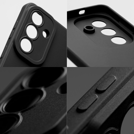 Matt TPU 2.0 Back Case priekš Samsung Galaxy S25 FE 5G S731 - Melns - matēts silikona aizmugures apvalks / bampers