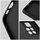 Forcell Silicone Lite Back Case priekš Xiaomi 17T - Melns - matēts silikona aizmugures apvalks / bampers-vāciņš