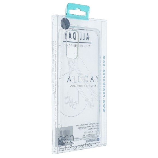 RoarKorea Jelly Clear priekš Samsung Galaxy S26 FE 5G S741 / S25 FE 5G S731 - Caurspīdīgs - silikona aizmugures apvalks (bampers, vāciņš, slim TPU silicone case cover, bumper)