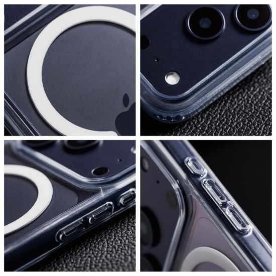 Forcell F-Protect Hybrid Premium MagSafe Back Case для Samsung Galaxy S26 FE 5G S741 - Прозрачный - противоударный силиконовый-пластиковый чехол-накладка / бампер-крышка