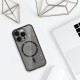 Glitter MagSafe Back Case priekš Apple iPhone 16e / 17e - Чёрный - силиконовая накладка / бампер-крышка