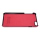 NILLKIN M-JARL Series Leather Skin PC Case priekš Apple iPhone 6 Plus / 6s Plus 5.5 inch - Sarkans - ādas / metāla apvalks (bampers, vāciņš, slim case cover, vaks bumper)