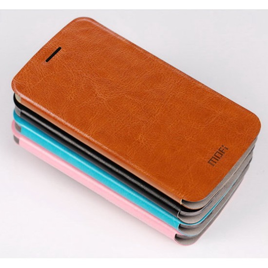 Mofi New Rui priekš Huawei Y6 - Melns - sāniski atverams maciņš ar stendu (ādas maks, grāmatiņa, leather book wallet case cover stand)