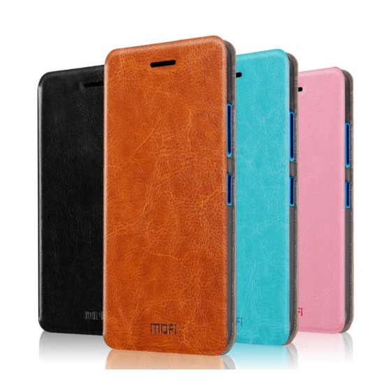 Mofi New Rui priekš Microsoft Lumia 540 - Rozā - sāniski atverams maciņš ar stendu (ādas maks, grāmatiņa, leather book wallet case cover stand)