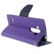 MERCURY GOOSPERY PU Leather Wallet Cover for LG G4 Beat / G4S H735 - Purple - sāniski atverams maciņš ar stendu (ādas maks, grāmatiņa, leather book wallet case cover stand)