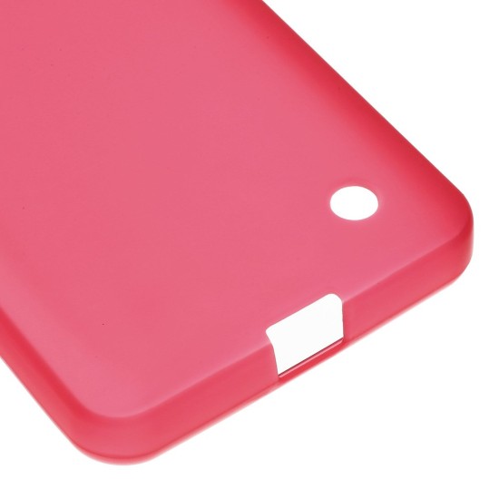 Double-sided Matte TPU Case for Microsoft Lumia 550 - Red - silikona aizmugures apvalks (bampers, vāciņš, slim TPU silicone case cover, bumper)