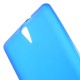 Frosted Gel TPU Case for Sony Xperia C5 Ultra E5553 / E5563 / E5533 Dual - Blue - silikona aizmugures apvalks (bampers, vāciņš, slim TPU silicone case cover, bumper)