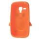 Cute 3D Penguin Silicone Jelly Case for Samsung Galaxy S3 mini i8190 / i8200 - Orange - silikona aizmugures apvalks (bampers, vāciņš, slim TPU silicone case cover, bumper)