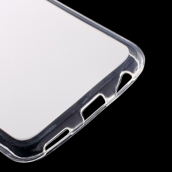 Dual-sided Matte TPU Phone Case for LG X Screen K500n - Transparent - silikona aizmugures apvalks (bampers, vāciņš, slim TPU silicone case cover, bumper)