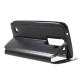 RoarKorea Noble View priekš LG K10 K420 / K430 - Melns - sāniski atverams maciņš ar stendu un lodziņu (ādas maks, grāmatiņa, leather book wallet case cover stand)