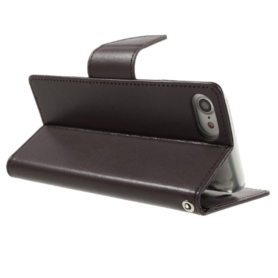 Mercury Bravo Flip Case priekš Sony Xperia XA F3111 / F3112 - Brūns - sāniski atverams maciņš ar stendu (ādas grāmatveida maks, leather book wallet cover stand)