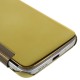 Clear View Cover Mirror Surface priekš LG G5 H850 - Gold - sāniski atverams maciņš (maks grāmatiņa, book wallet case cover stand)
