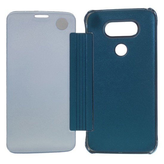 Clear View Cover Mirror Surface priekš LG G5 H850 - Baby Blue - sāniski atverams maciņš (maks grāmatiņa, book wallet case cover stand)
