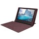 Litchi Texture PU Leather Tablet Case for Lenovo Yoga Tab 3 8.0 YT3-850F / YT3-850L - Brown - sāniski atverams maciņš ar stendu (ādas maks, grāmatiņa, leather book wallet case cover stand)