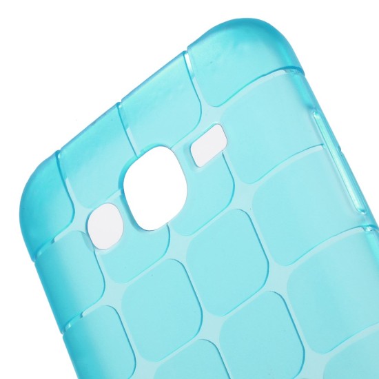GreenGo Cube Back Case priekš Samsung Galaxy J1 J100 - Zils - super plāns silikona aizmugures apvalks (bampers, vāciņš, ultra slim TPU silicone case cover, bumper)