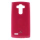 Mercury Jelly Case ar spīdumiem priekš LG G4 Stylus H635 - Sārts - silikona aizmugures apvalks (bampers, vāciņš, slim TPU silicone case cover, bumper)