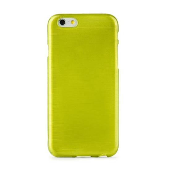 Forcell Jelly Brush perlamutra priekš Microsoft Lumia 640 XL - Zaļš - silikongēla aizmugures apvalks (bampers, silikona vāciņš, slim TPU silicone case cover, bumper)