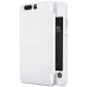 NILLKIN Qin Series Window View Leather Case priekš Huawei P10 Plus - Balts - sāniski atverams maciņš ar lodziņu (ādas maks, grāmatiņa, leather book wallet case cover)