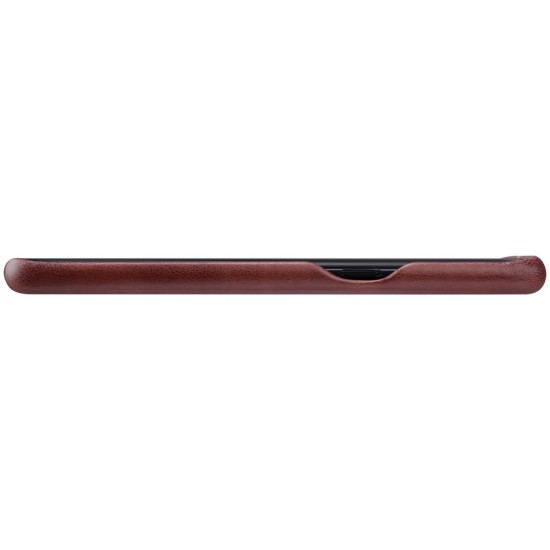 NILLKIN Englon Textured Leather Skin Hard Back Case for Samsung Galaxy S8 G950 - Brown - ādas aizmugures apvalks (bampers, vāciņš, leather cover, bumper)
