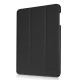Tri-fold Stand PU Smart Auto Wake/Sleep Leather Case priekš Huawei MediaPad T2 10 Pro (FDR-A01L / A04L / A01w / A03L) - Black - sāniski atverams maciņš ar stendu