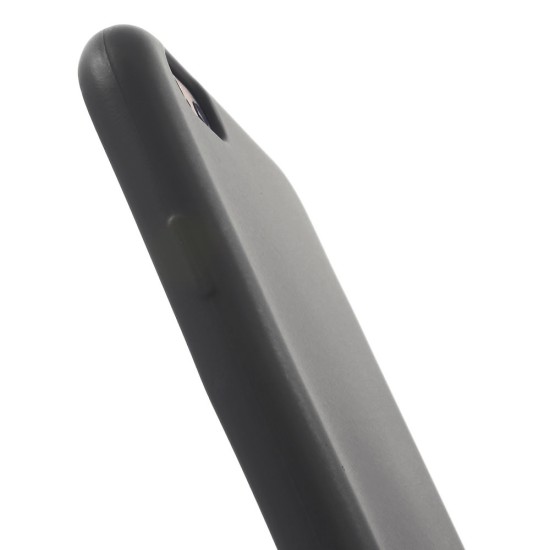 RoarKorea All Day Colorful Jelly Case priekš LG X Screen K500n - Melns - matēts silikona apvalks (bampers, vāciņš, slim TPU silicone cover shell, bumper)