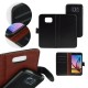 Twin 2in1 для Sony Xperia XA2 H4113 - Чёрный - чехол-книжка с магнитным бампером / крышкой (кожаный чехол, eko leather wallet cover case)