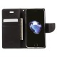 Mercury Bravo Flip Case priekš LG X Power K220 - Brūns - sāniski atverams maciņš ar stendu (ādas grāmatveida maks, leather book wallet cover stand)