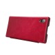 NILLKIN Qin Series Card Holder Leather Case priekš Sony Xperia XA1 Plus G3412 - Sarkans - sāniski atverams maciņš(ādas maks, grāmatiņa, leather book wallet case cover)