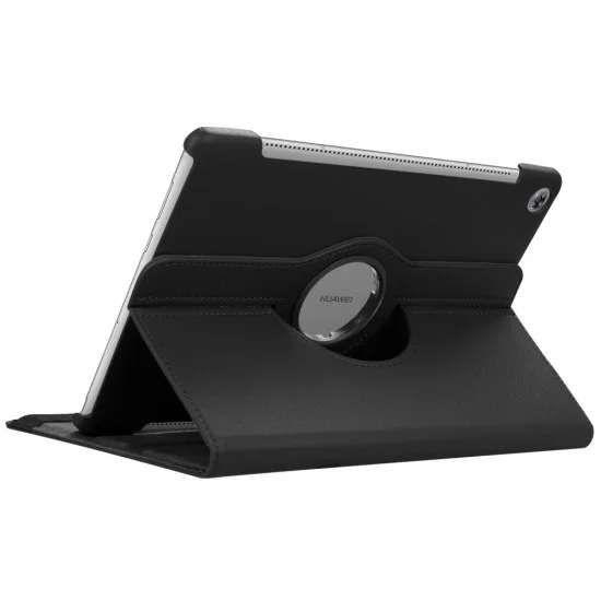 Litchi Grain 360 Rotary Stand Case for Huawei MediaPad M5 10.8-inch - Melns - sāniski atverams maciņš ar stendu (ādas maks, grāmatiņa, leather book wallet case cover stand) Litchi Grain 360 Rotary Stand Case for Huawei MediaPad M5 10.8-inch - Melns - sāniski atverams maciņš ar stendu (ādas maks, grāmatiņa, leather book wallet case cover stand)