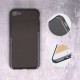 Matt Frame TPU Back Case priekš Samsung Galaxy A6 Plus (2018) A605 - Melns - matēts silikona aizmugures apvalks (bampers, vāciņš, slim silicone cover, bumper shell)