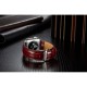 Top Layer Crazy Horse Texture Cowhide Leather Watch Band для Apple Watch 38 / 40 / 41 mm - Бордовый - ремешок для часов из натуральной кожи