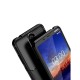 Beetle Series Carbon Fiber TPU Protection Phone Cover priekš Nokia 3.1 Plus (2018) - Melns - triecienizturīgs silikona aizmugures apvalks (bampers, vāciņš, slim TPU silicone case shell cover, bumper)