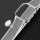 Usams US-ZB074 Nylon Sport Mode Wrist Band with PC Case priekš Apple Watch Series 4 / 5 / 6 / SE (44mm) - Rozā Zelts - neilona siksniņas (jostas) ar plastikātu apvalku pulksteņiem