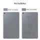 Matte Anti-fingerprint TPU Protection Tablet Case Cover priekš Samsung Galaxy Tab A 8.0 (2019) T290 / T295 - Caurspīdīgs - silikona aizmugures apvalks
