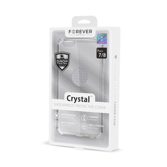 Forever Crystal Back Case priekš Samsung Galaxy S9 G960 - Caurspīdīgs - triecienizturīgs silikona aizmugures apvalks / bampers