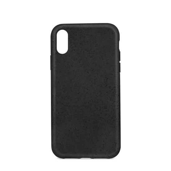 Forever Bioio Organic Back Case priekš Apple iPhone 11 Pro - Melns - matēts silikona aizmugures apvalks / vāciņš no bioloģiski sadalītiem salmiem