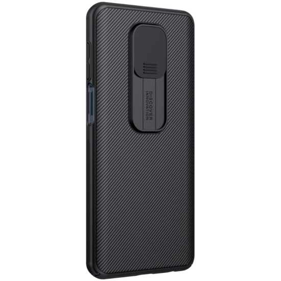 Nillkin CamShield Slide Camera Back Hard Case Cover для Xiaomi Redmi Note 9 Pro - Чёрный - пластиковая  накладка / бампер с защитным механизмом для камеры