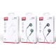 XO EP54 Wired Stereo Earphones with Remote and Mic jack 3.5mm - Baltas - Universālas stereo austiņas ar mikrofonu un pulti
