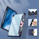 Tech-Protect Hybrid Smart Case priekš Samsung Galaxy Tab S6 Lite P610 / P613 / P615 / P619 - Puķes - triecienizturīgs sāniski atverams maciņš ar magnētu un stendu