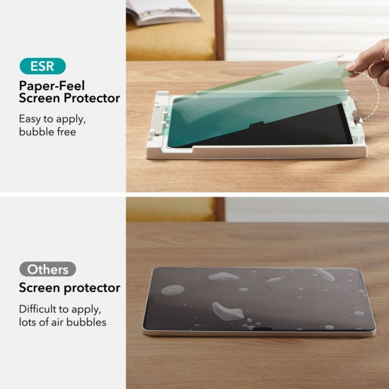 ESR Matte Paper-Feel Screen Protector Film (2gab.) priekš Apple iPad Pro 11 (2018 / 2020 / 2021 / 2022) / Air 4 (2020) / Air 5 (2022) - Matēta aizsargplēve ekrānam zīmēšanai
